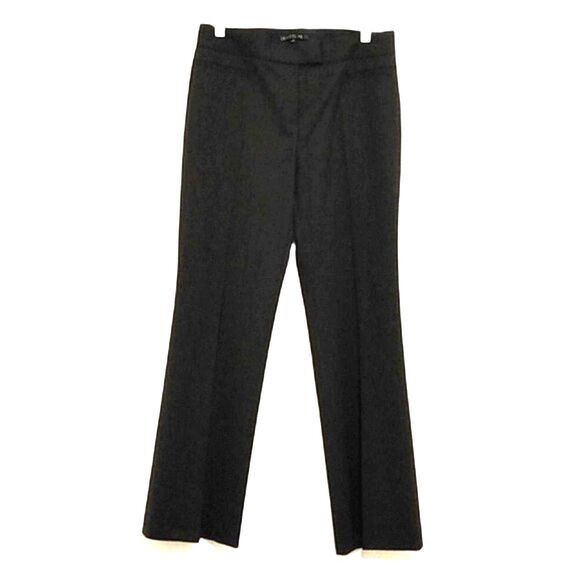 Lafayette 148 Virgin Wool Bootcut Dress Pant 8 Charcoal Gray Work Career Stretch - Picture 1 of 7